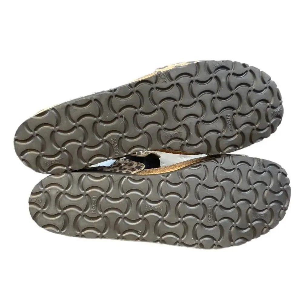 Naot Ashley Leopard Slide Sandal Women size 42 US 11 - Picture 5 of 5